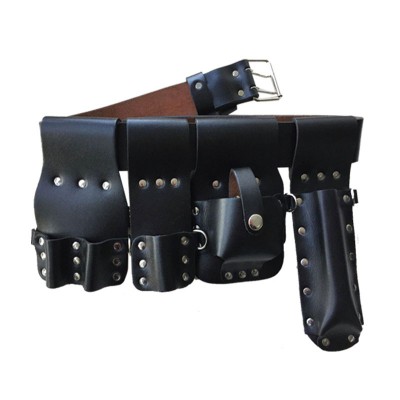 yangzhou chongxin order Black leather scaffold tool belt set leather